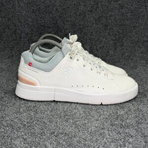 On Running THE ROGER Advantage Sneakers Women's 7.5 White Low Lace Tennis Shoes